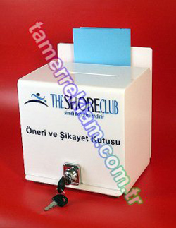 Plexiglass Suggestion and Wishes and Complaint Box